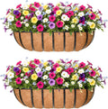 24'' Window Box Railing Planter by Qusuxi