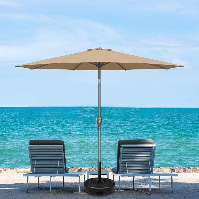 Simple Deluxe 9' Patio Umbrella Outdoor Table Market Yard Umbrella - Image 6