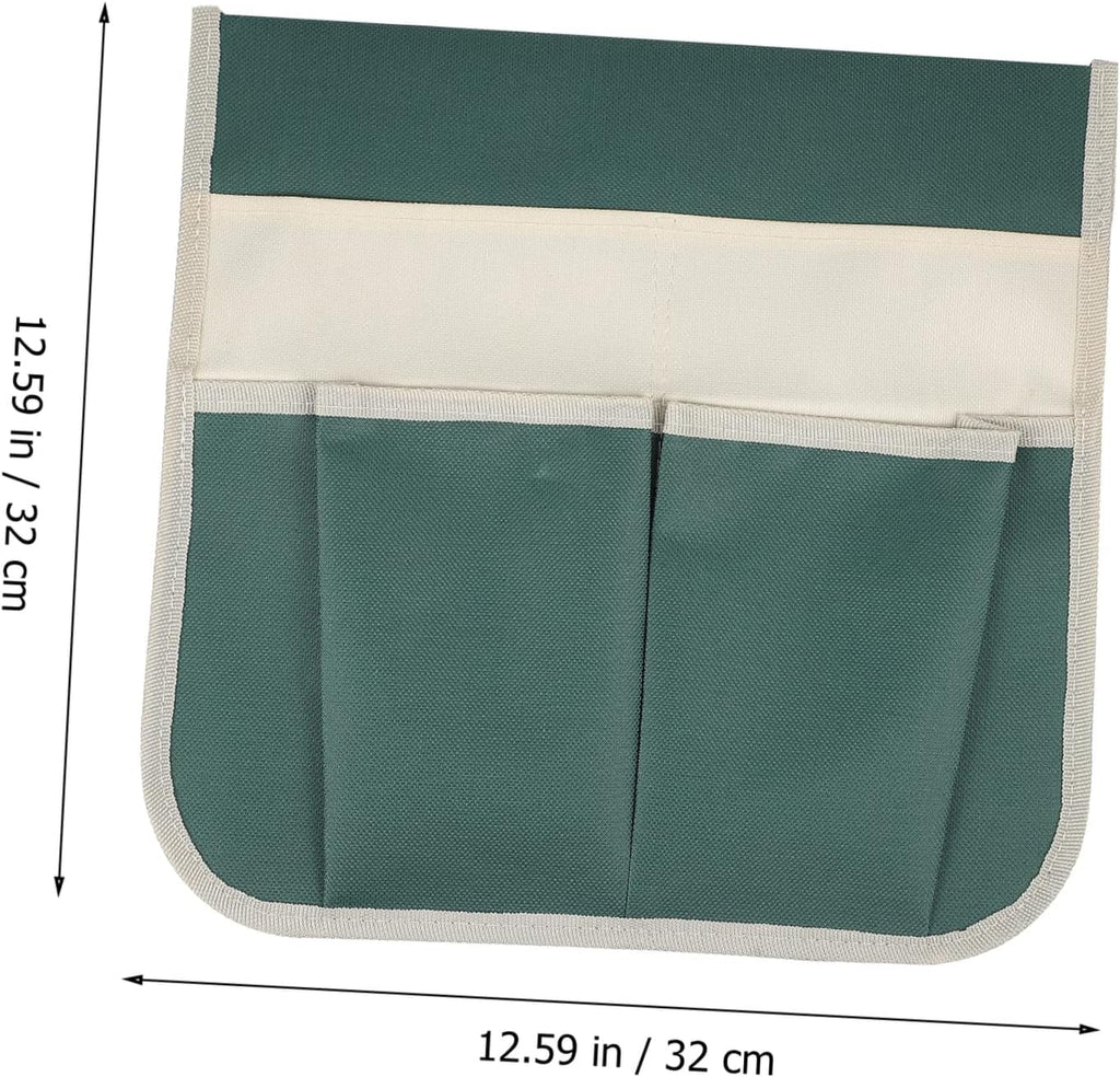 Garden Kneeler Tool Bag Large Multi-Pocket Tote with Durable 600D Fabric Storage Pouch for Gardening Tools Organizer and Easy Carry