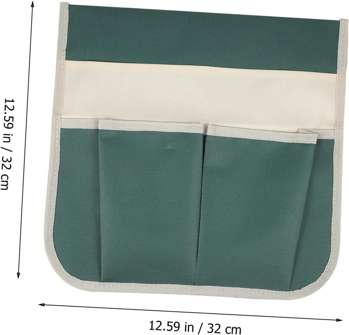 Garden Kneeler Tool Bag Large Multi-Pocket Tote with Durable 600D Fabric Storage Pouch for Gardening Tools Organizer and Easy Carry