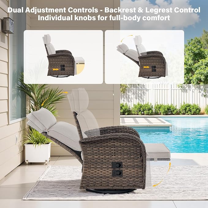Belord 7 Piece Patio Furniture Set - Image 4