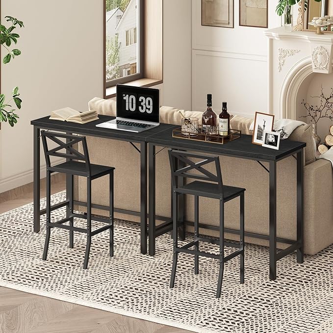 Narrow Bar Table, 63-Inch Pub Table - Image 4
