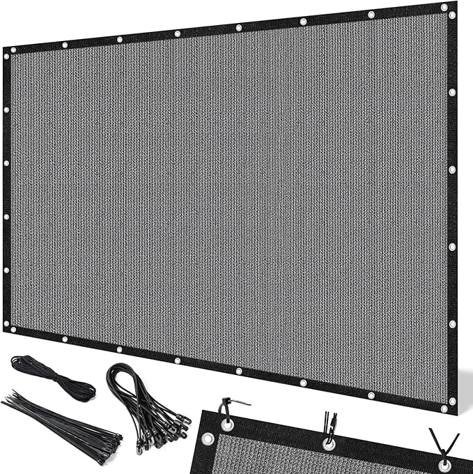 Artpuch 90% Sun Shade Cloth, 8 x 10 FT Pergola Shade Cover Canopy by Artpuch