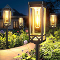 KOOPER Taller Solar Pathway Lights Outdoor, 8 Pack Upgraded Brighter Solar Garden Lights Solar Powered, Up to 15 Hours Outdoor Solar Lights for Yard Landscape Walkway Driveway Sidewalk (Warm White)