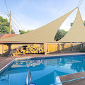 E&K Sunrise 7' x 7' x 7' Sun Shade Sail Triangle Canopy Shade Cover UV Block by EKSUNRISEINC