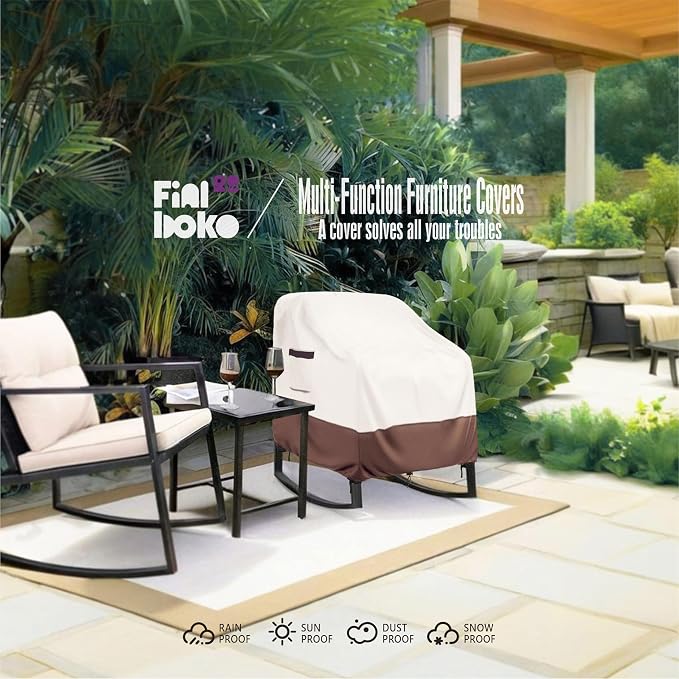 Outdoor Chair Covers, 100% Waterproof Heavy Duty Patio Furniture Covers - Image 8
