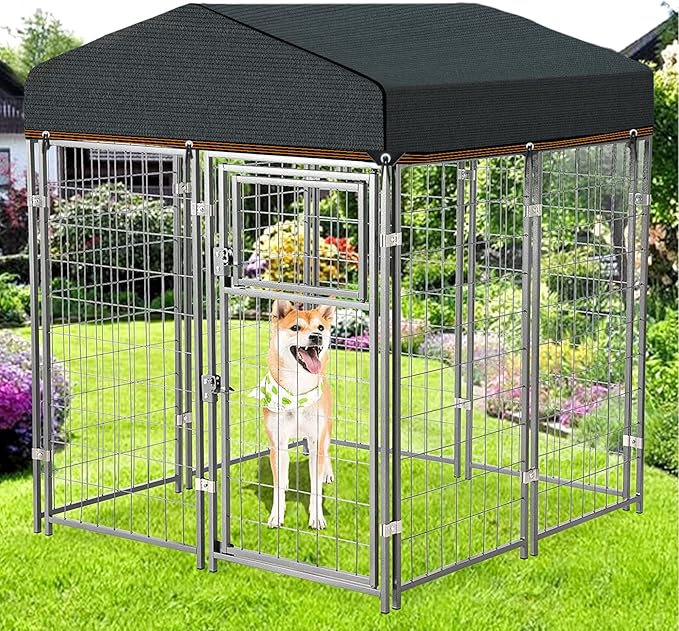QLOFEI 4x6 FT Shade Cloth with Grommets, 90% Sun Shades Outdoor Patio Mesh Tarp - Image 4