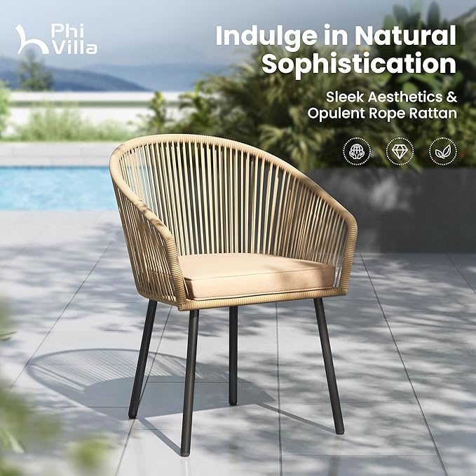 PHI VILLA 9 Pieces Outdoor Dining Set - Image 2
