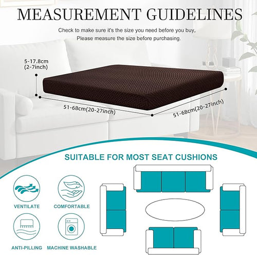 14Pcs Stretch Patio Cushion Covers, Outdoor Couch Covers Replacement, Outdoor - Image 2