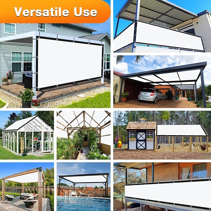 Artpuch Outdoor Pergola Shade Cover 14' X 20' Sun Shade Cloth - Image 6