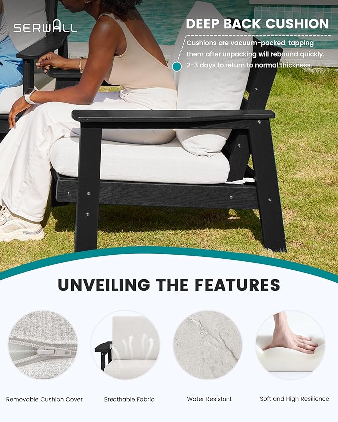 SERWALL Patio Furniture Set - Image 2