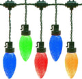 AWQ 35FT Outdoor Christmas String Lights 3.9in Large Pine Cone Multicolour | Christmas Lights Shatterproof & Waterproof Commercial Grade String Lights for Wedding Party Outdoor Christmas Decoration