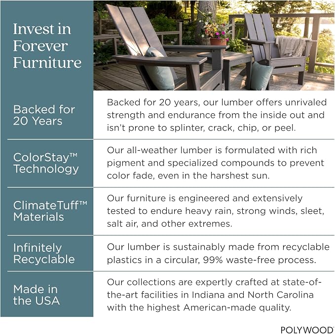POLYWOOD® Presidential Rocking Chair in Sunset Red - Image 9