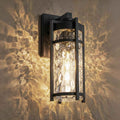 Outdoor Wall Light Fixtures, Waterproof Front Porch Light, Modern Exterior Lighting with E26 Socket, Wall Sconce Lantern Lamp, Black Outside Light for Front Door, House, Garage, Patio (1 Pack)