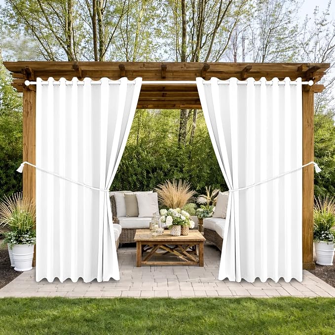 DIVA EN CAMINO DEC Outdoor Patio Curtain Waterproof Darkening Thermal Insulated by DivaenCamino
