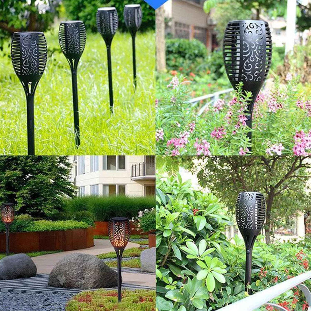 E-outstanding 5Pcs Ground Spikes Stakes Solar Lights Spikes Replacement Ground Stakes Plastic Outdoor Lighting Parts Accessories for Garden Lights
