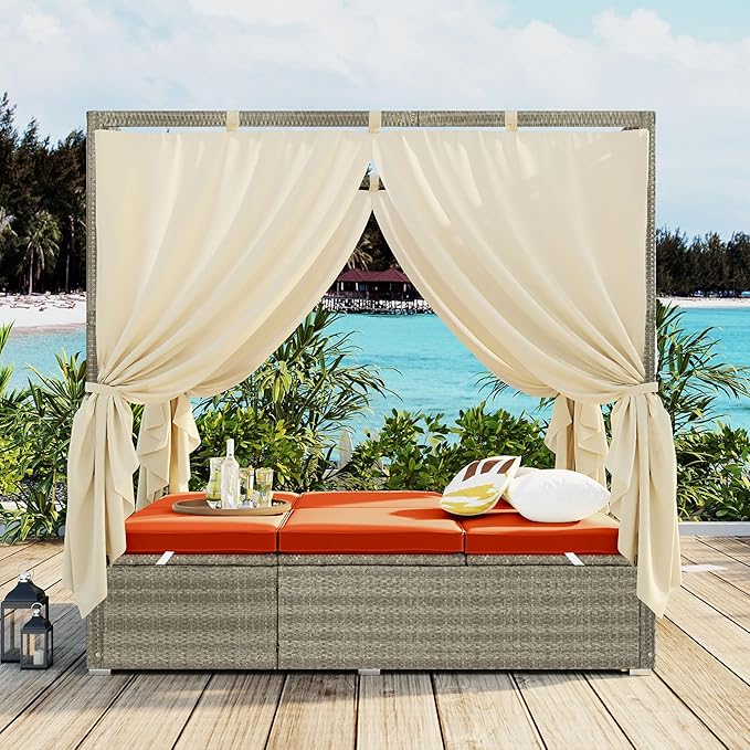 Wicker Metal Outdoor Pool Furniture - Image 3