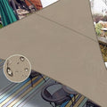 LOVE STORY Right Triangle 14'x16'x21.3' Waterproof Sun Shade Sail Canopy UV by LOVESTORY