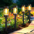 Eyrosa Solar Pathway Lights Outdoor Waterproof, 12 Pack, Warm White | Solar Landscape Lighting for Pathway Garden Yard Path Walkway Driveway Lawn Outside Décor