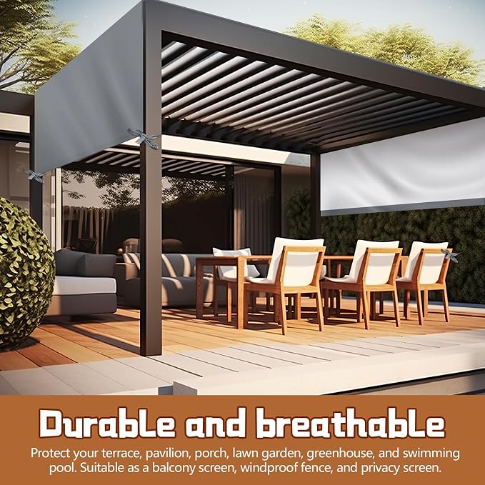 Universal Pergola Replacement Canopy Outdoor Canopy Shade Cover Waterproof - Image 6