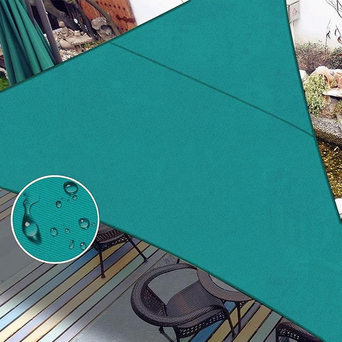 LOVE STORY Right Triangle 15'x15'x21.2' Waterproof Sun Shade Sail Canopy UV by LOVESTORY