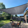 SUNLAX Sun Shade Sail 7' x 20' Dark Grey Rectangle Canopy Sail Shade Cover UV by SUNLAX