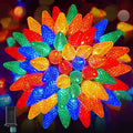 Minetom C9 Outdoor Christmas Lights, 72 FT 110 LED C9 String Lights, 8 Modes & Timer Connectable Waterproof for Christmas Tree Light Indoor Outdoor Xmas Decor, Multicolor