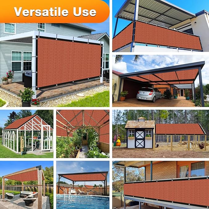 Artpuch 90% Sun Shade Cloth, 6 x 16 FT Pergola Shade Cover Canopy - Image 6