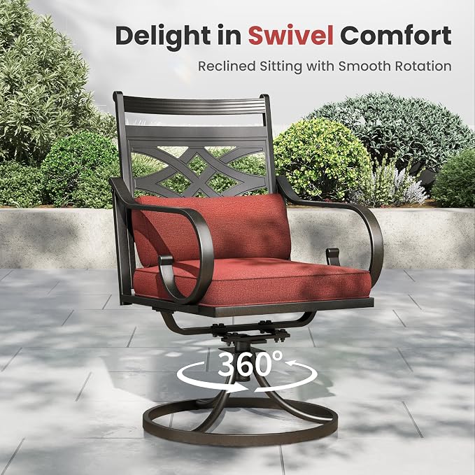 PHI VILLA 7 Pieces Outdoor Dining Set - Image 2
