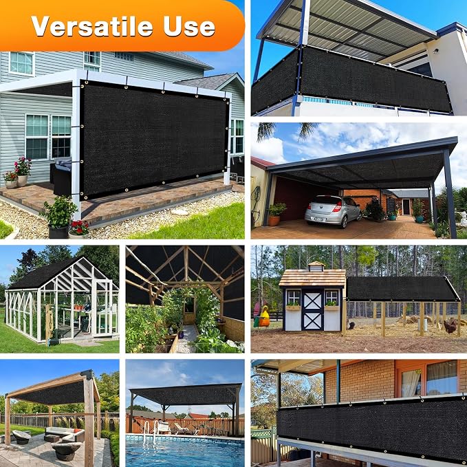Artpuch Outdoor Pergola Shade Cover 4x18 FT Sun Shade Cloth - Image 6