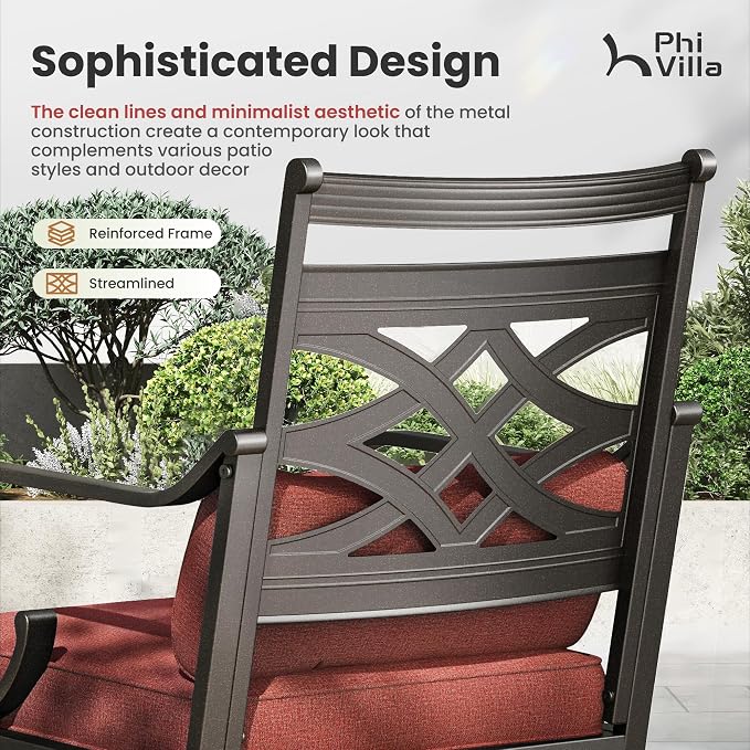 PHI VILLA 7 Pieces Outdoor Dining Set - Image 3