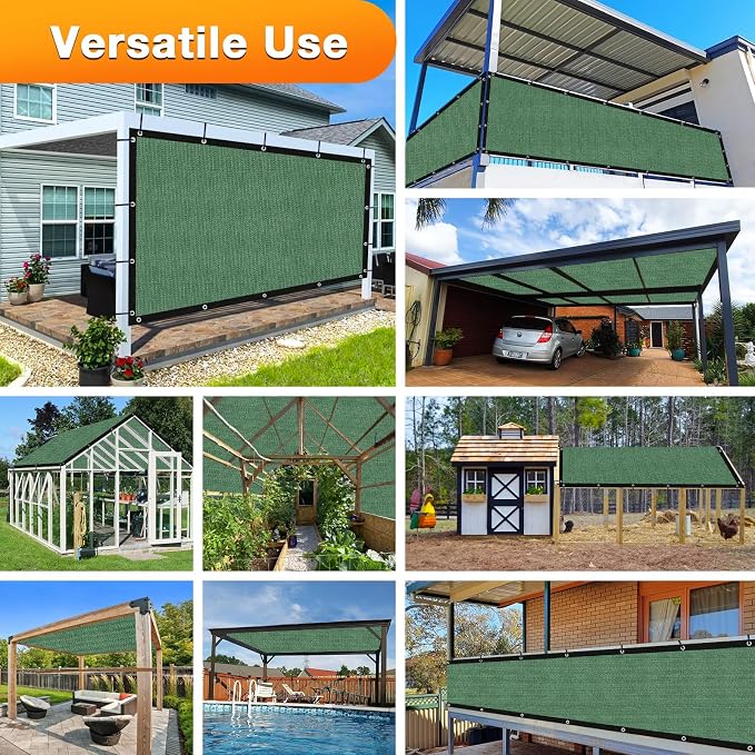 Artpuch Outdoor Pergola Shade Cover 10' X 14' Sun Shade Cloth - Image 6