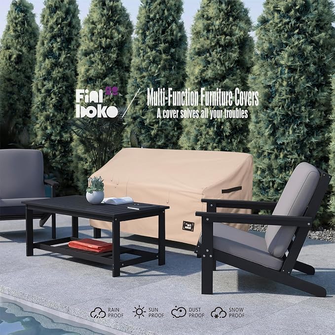 3-Seater Outdoor Couch Cover, 100% Waterproof Heavy Duty Patio Furniture Covers - Image 9