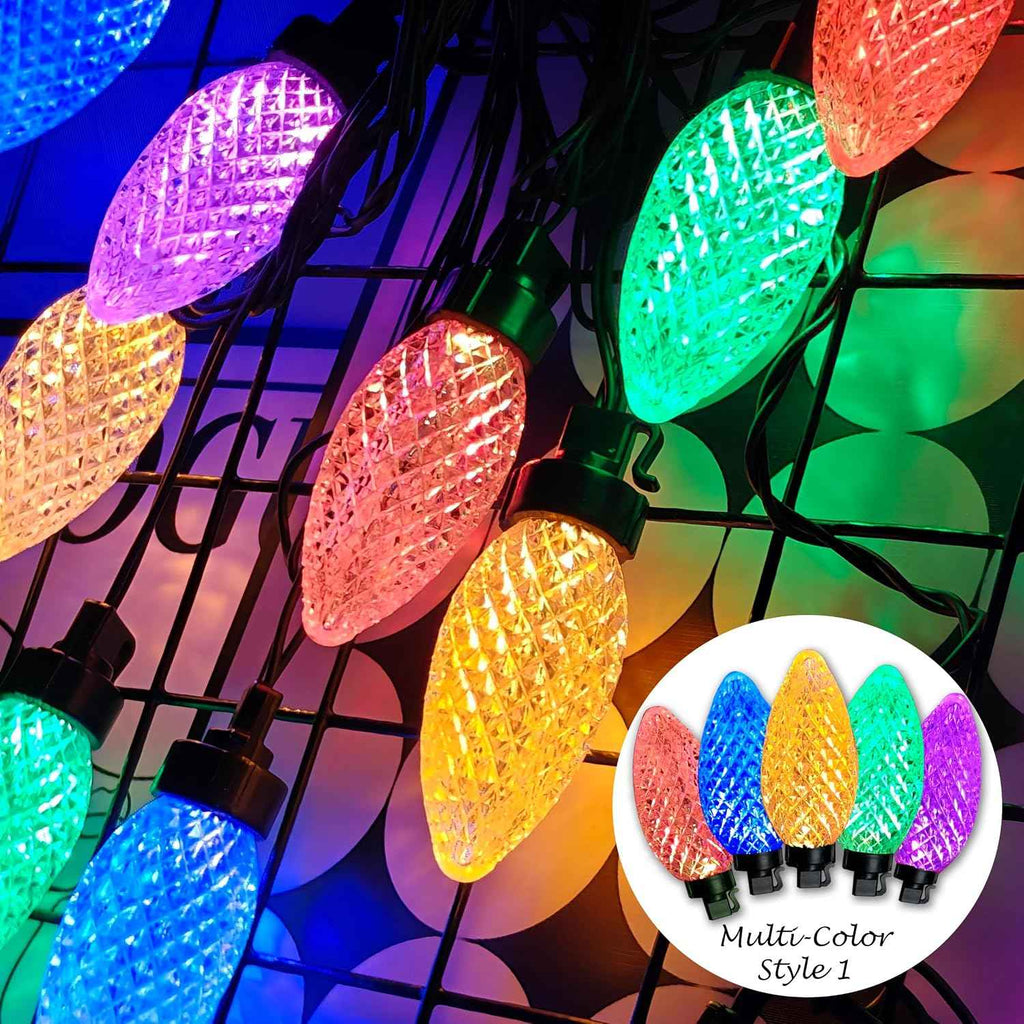AWQ 20 LED 41 FT Christmas String Lights Oversize Pinecone for Xmas Decor | Christmas Lights Twinkle String Lights Plug in 11 Modes Timer&Memory Function Extendable for Outdoor Christmas Decorations