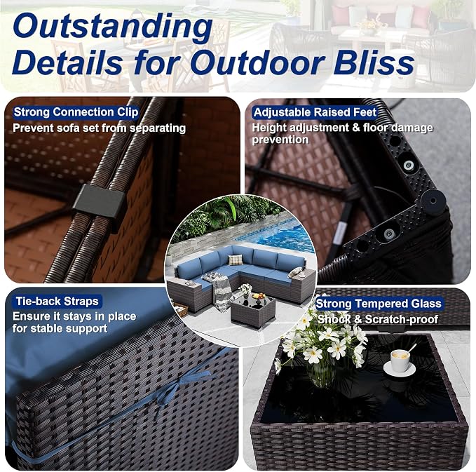 Outdoor Patio Furniture Set - Image 7
