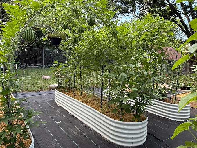 A ANLEOLIFE 3-Pack 12X3X1.5ft & 81x81x18 in Deep Root Galvanized Raised Garden - Image 4