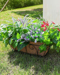 Starttag Artificial Bunches Greenery Plants Fake Plastic Leaves with Stems UV Resistant Outside Faux Plants Bushes for Outdoor Patio Garden Front Porch Yard Decor