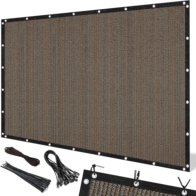 Artpuch 90% Sun Shade Cloth, 3 x 6 FT Pergola Shade Cover Canopy by Artpuch