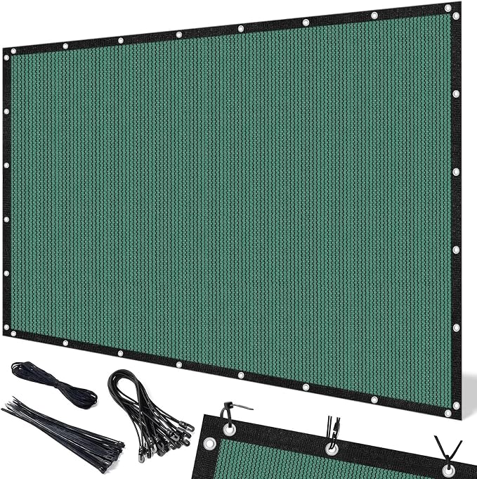 Artpuch 90% Sun Shade Cloth, 6 x 12 FT Pergola Shade Cover Canopy by Artpuch