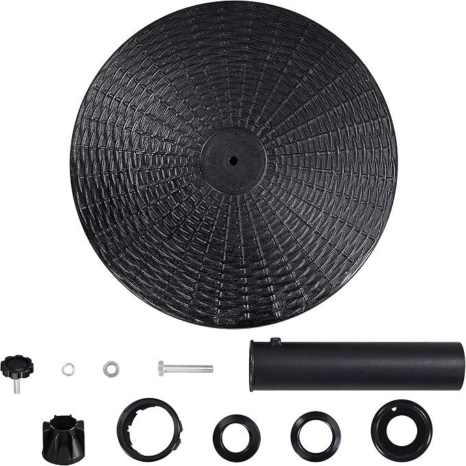 Yaheetech 22 lbs Heavy Duty Outdoor Umbrella Base 18" Round Patio Umbrella - Image 6
