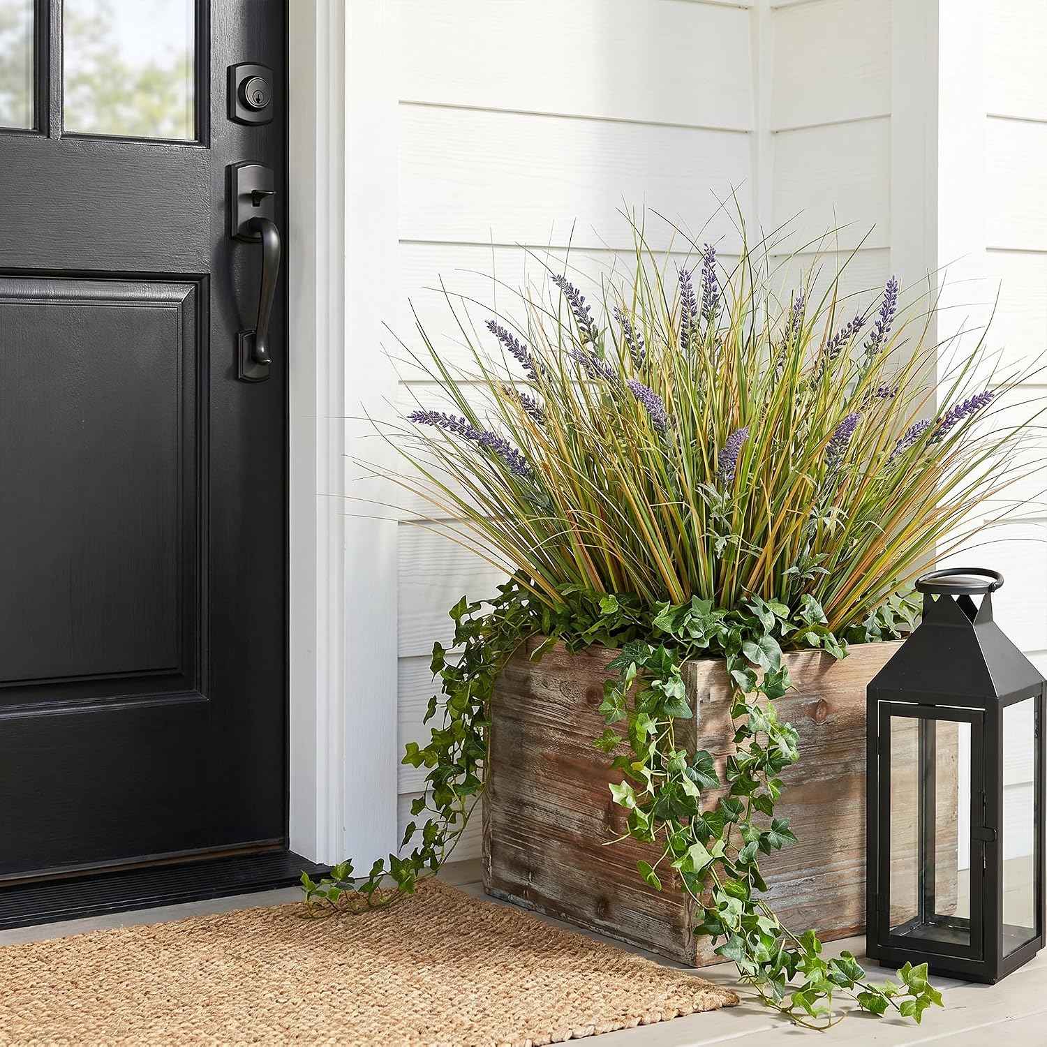 20PCS Artificial Onion Grass Stems 17.7in Faux Greenery Floral Arrangements | Vase Filler, Home Decoration, Wedding Decoration, Bouquet Making, Entryway Décor, Indoor Outdoor