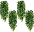 Waipfaru 4Pcs Fake Hanging Plants 2.7FT Fake Plants Fake Vines Greenery | UV Resistant Faux Outdoor Plants Ivy Vines for Modern Boho Patio Outdoor Indoor Party Wall Porch Gazebo Aesthetic Decor