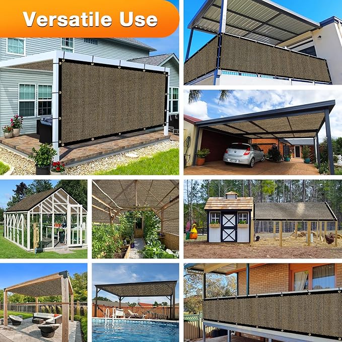 Artpuch Outdoor Pergola Shade Cover 13x17 FT Sun Shade Cloth - Image 6