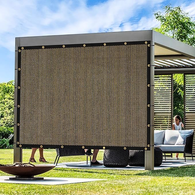 Artpuch Outdoor Pergola Shade Cover 15x18 FT Sun Shade Cloth by Artpuch