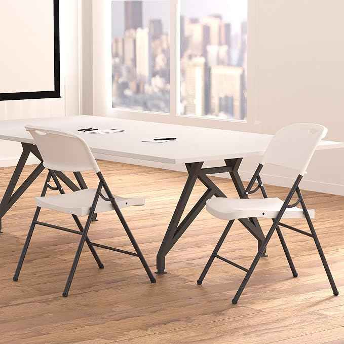 Amazon Basics Portable Folding Plastic Chair