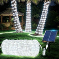Solar Rope Lights Outdoor Waterproof, 66FT 200 LED Solar String Lights with 8 Lighting Modes,Trampoline Lights, Solar Patio Light for Garden Fence Backyard Deck Porch Pool Tree Christmas Decor