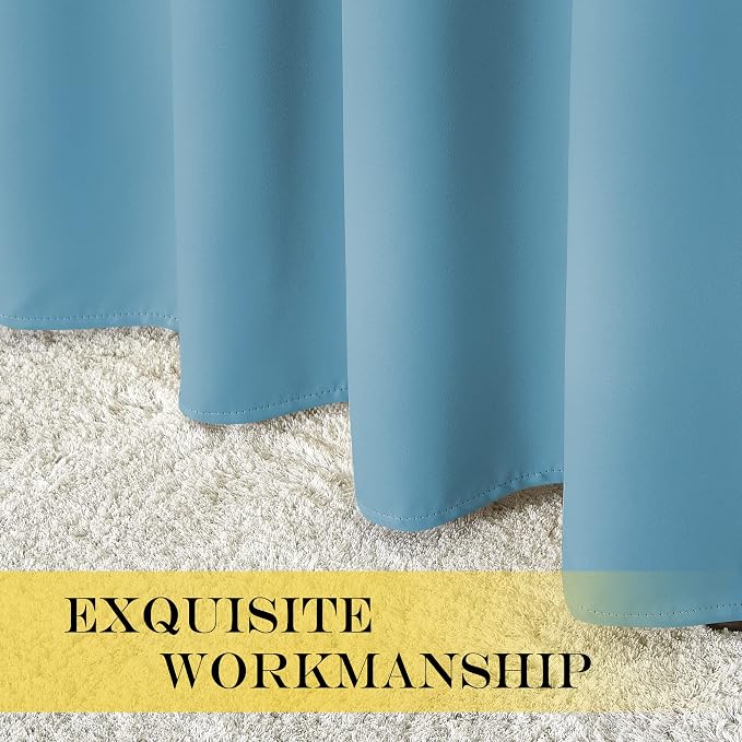 NICETOWN Sliding Door Curtain 108 Inches Long - Image 5