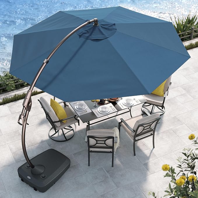 Grand patio 12 FT Sunbrella Cantilever Umbrella by GrandPatio