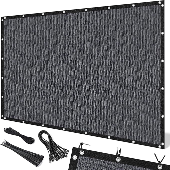 Artpuch 90% Sun Shade Cloth, 10 x 12 FT Pergola Shade Cover Canopy by Artpuch