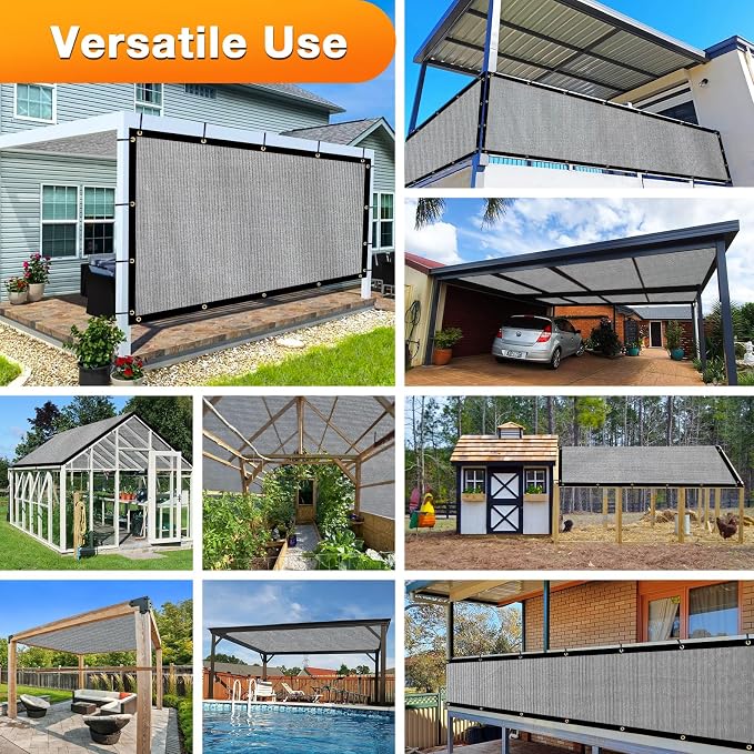 Artpuch Outdoor Pergola Shade Cover 6x20 FT Sun Shade Cloth - Image 6